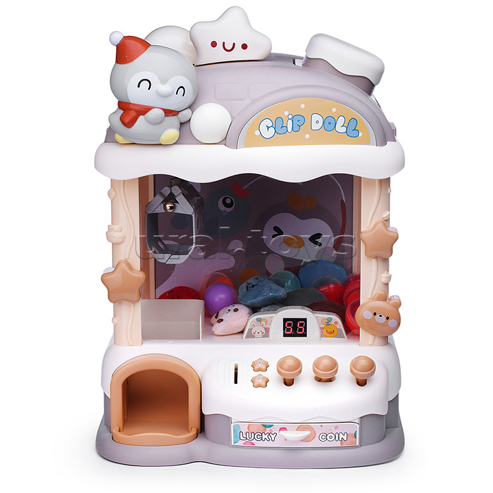Игра хваталка 1026-70 "Аппарат с игрушками" в коробке