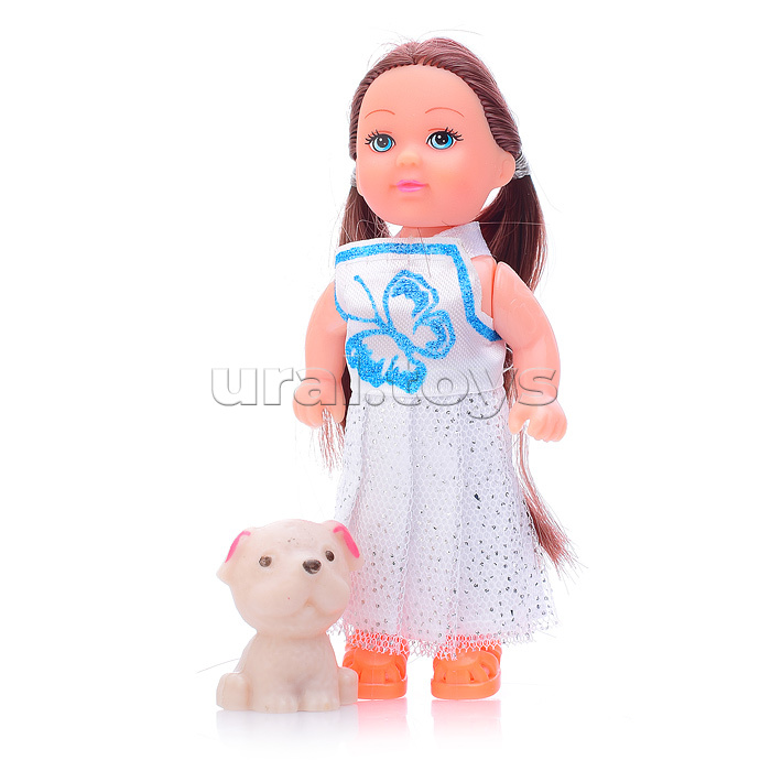 Кукла с щенком, в коробке