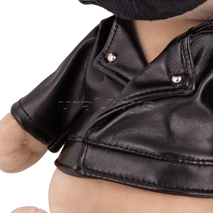 Мопс Мопси в Кожаной куртке, 20 см, в коробке