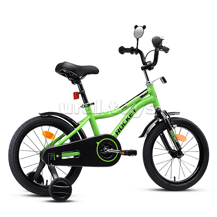 Велосипед 14" Rocket Kind, цвет зелный