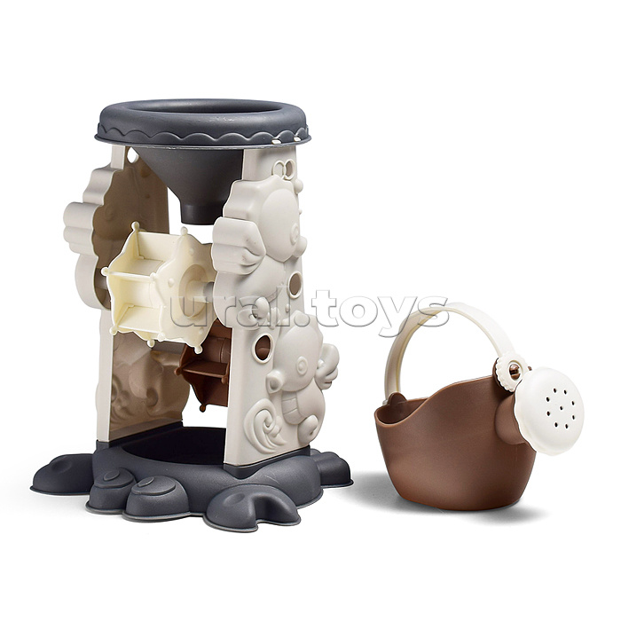 Набор для игры в песке "Морские обитатели" в сетке (18 предметов)