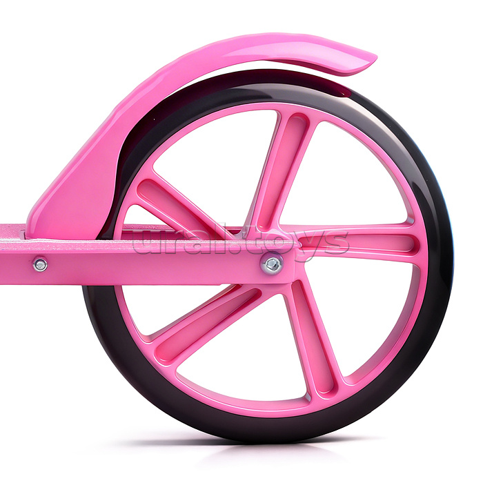 Самокат ROCKET колеса PU 200 мм, ABEC 7, розовый (в пакете)