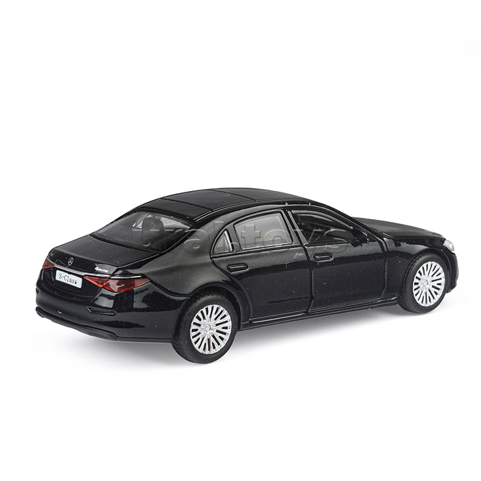 Машина металл Mercedes-Benz S-Class V223 13 см, (двери, багаж, черный) инерц., в коробке Машина металл Mercedes-Benz S-Class V223 13 см, (двери, багаж, черный) инерц., в коробке