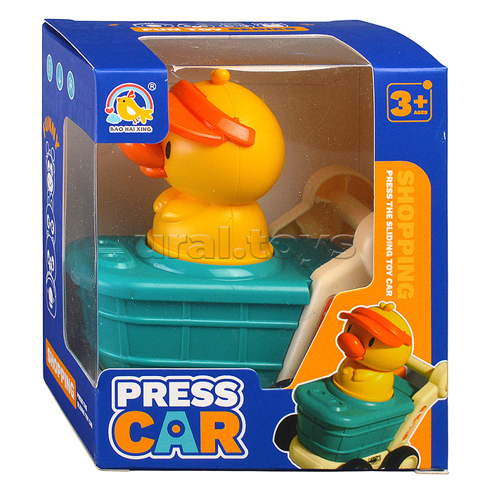 Машина "Веселый зоопарк" в коробке