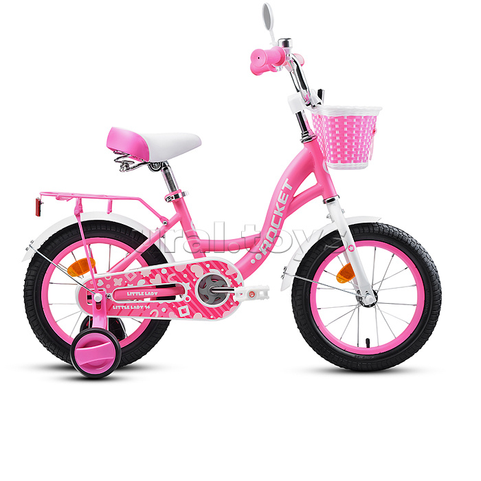 Велосипед 14" Rocket Little Lady, цвет розовый