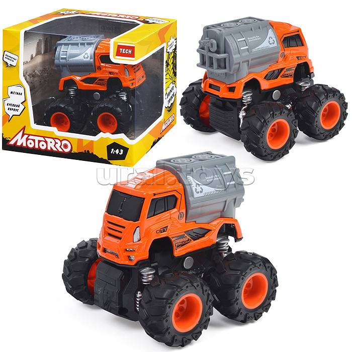 Машинка металлическая Big Foot, 1:43, серия Tech Машинка металлическая Big Foot, 1:43, серия Tech