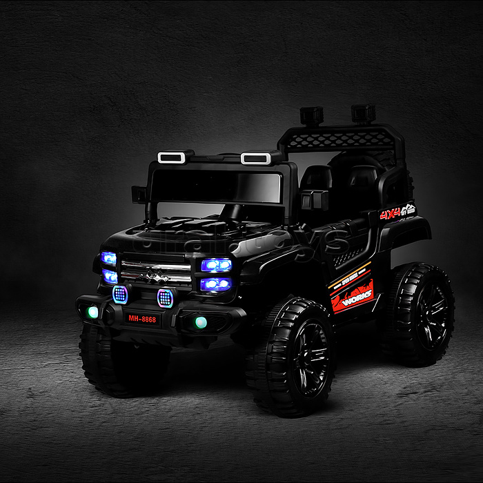 Электромобиль детский "Покоритель гор" (цвет черный)