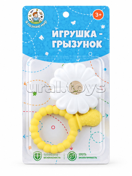 Игрушка-грызунок "Пустышка" цвет микс, на листе