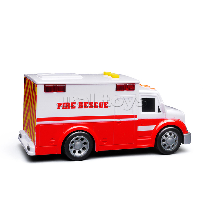 Набор машин "Спасатели" 1:32 (свет, звук) в коробке