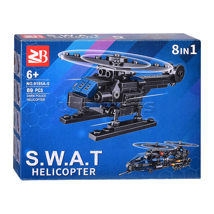 Конструктор "SWAT. Helicopter" 8 в 1, в коробке Конструктор "SWAT. Helicopter" 8 в 1, в коробке