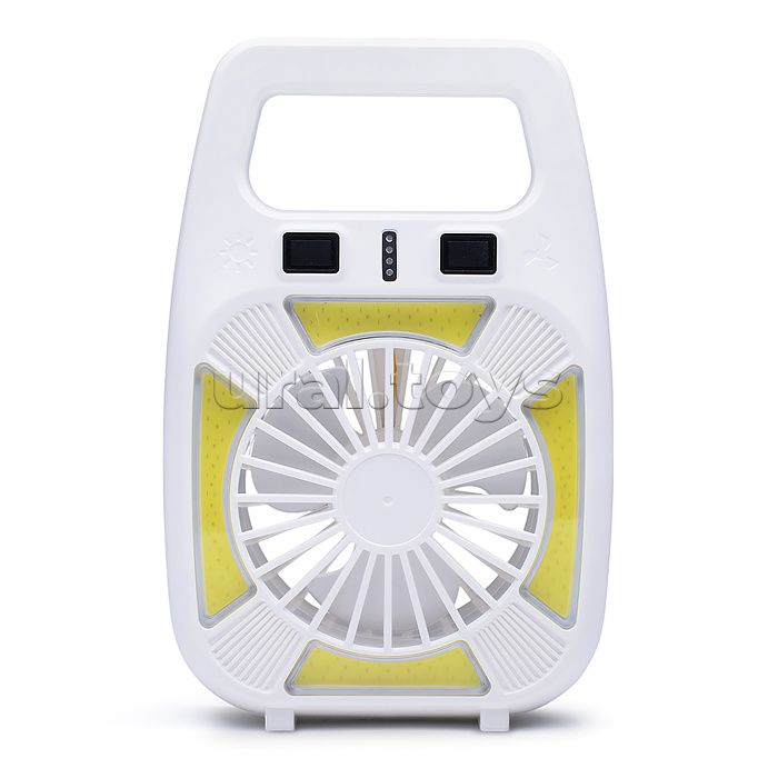 Фонарь аккумуляторный с вентилятором, 1800 мАч