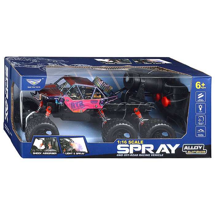 Машина "Страйк" 1:16 р/у, 27 MHz, в коробке