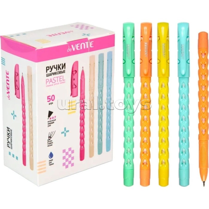 Ручка шариковая "Pastel" d=0,7 мм, ультра гладкое письмо, чернила на масляной основе, синяя