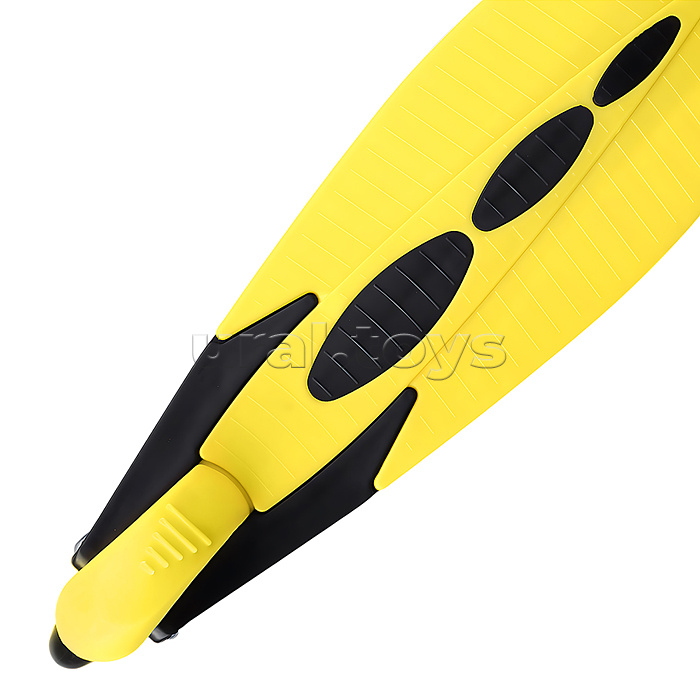 Самокат трёхколёсный ROCKET колёса PU, цвет желтый