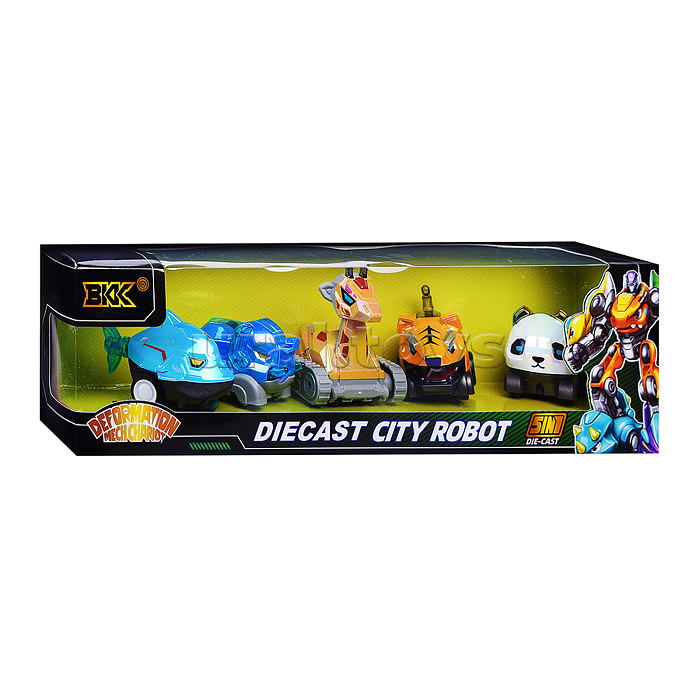 Робот "Зверобот" трансформирующийся, в коробке