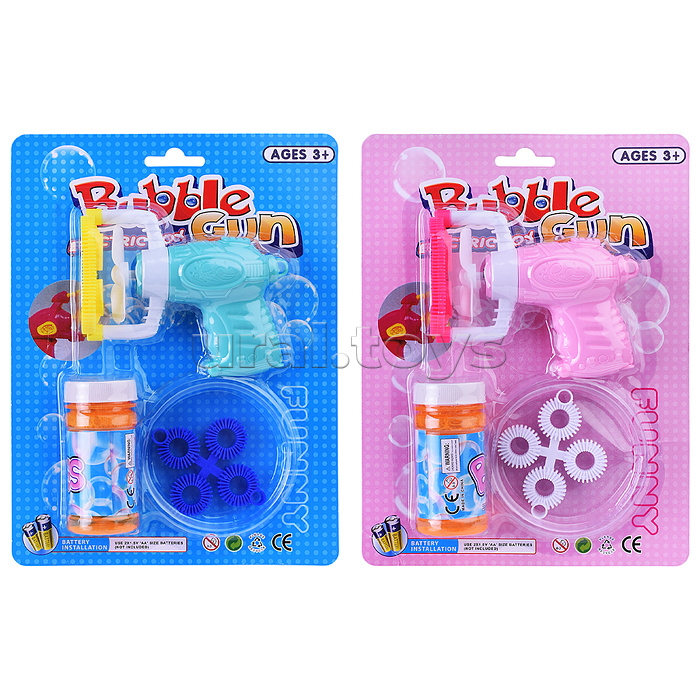 Пистолет для мыльных пузырей "Пузырьковый рай"