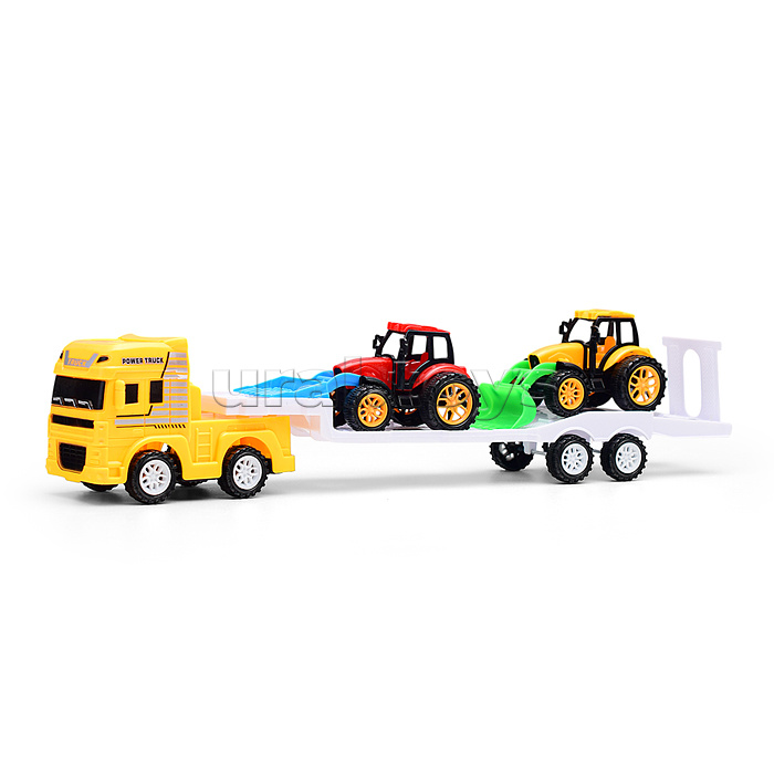 Автовоз "Технорейс" с сельскохозяйственной техникой, под колпаком