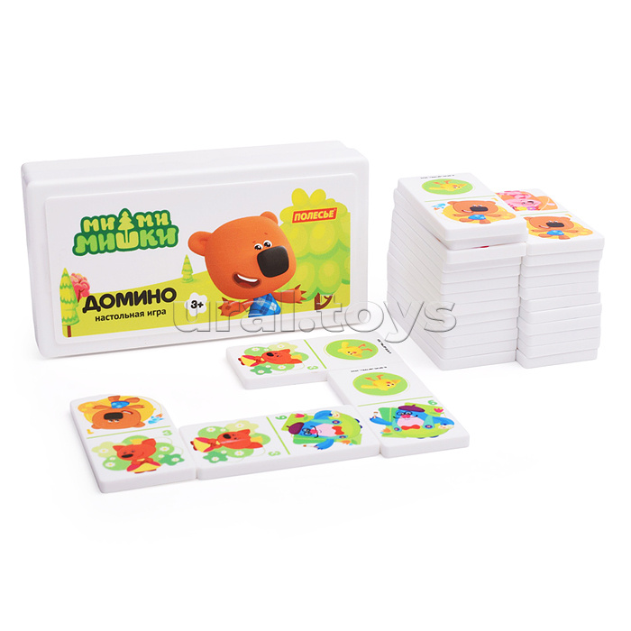 Настольная игра "Домино" "Ми-ми-мишки" (28 элементов)