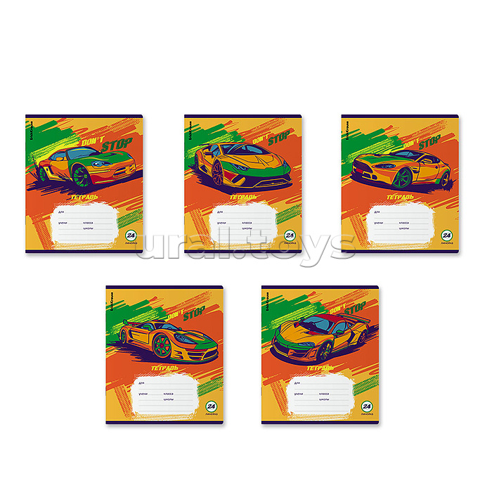 Тетрадь 24л. линейка "Graphic Car" Тетрадь 24л. линейка "Graphic Car"