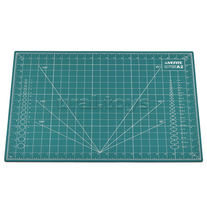 Коврик для резки A2 (60x45 см) непрорезаемый, толщина 3 мм, двухсторонний, трехслойный