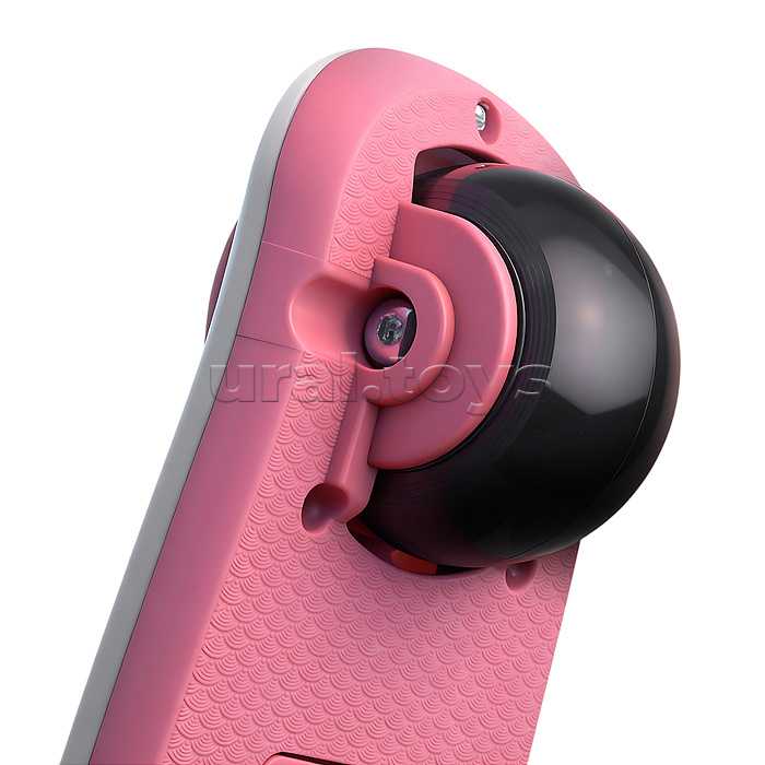 Самокат 3-х колесный ROCKET,колеса PU со светом, цвет розовый