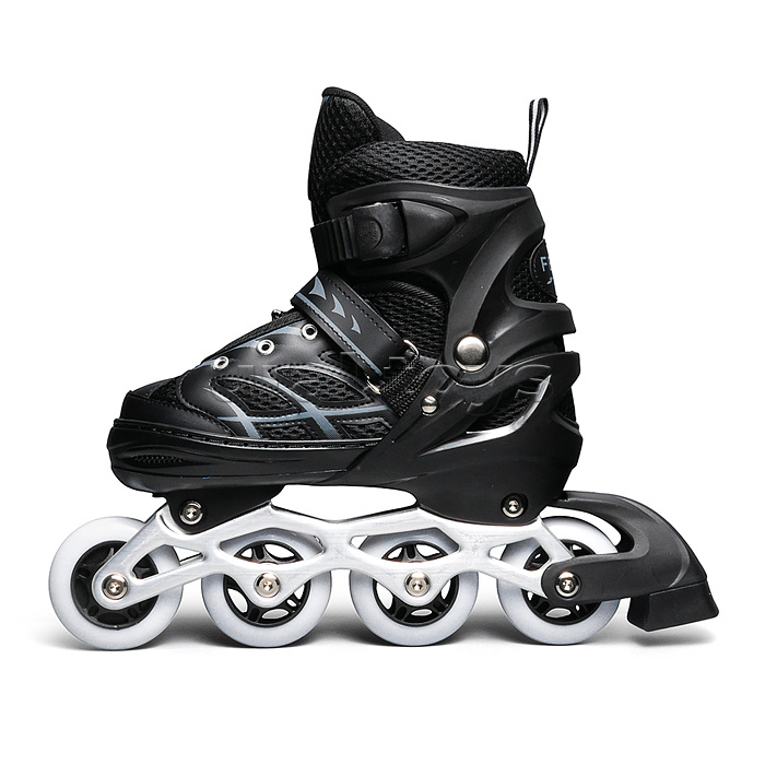 Ролики детские, размер M ( цвет черный)