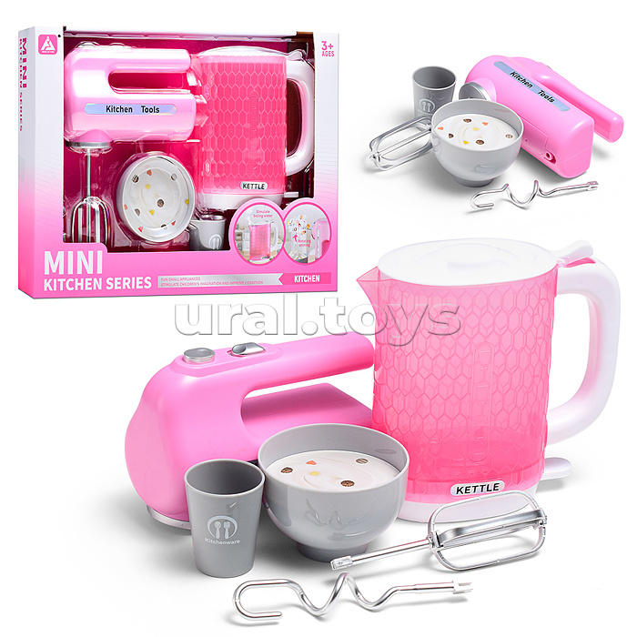 Бытовая техника "Электрический чайник с миксером" в коробке