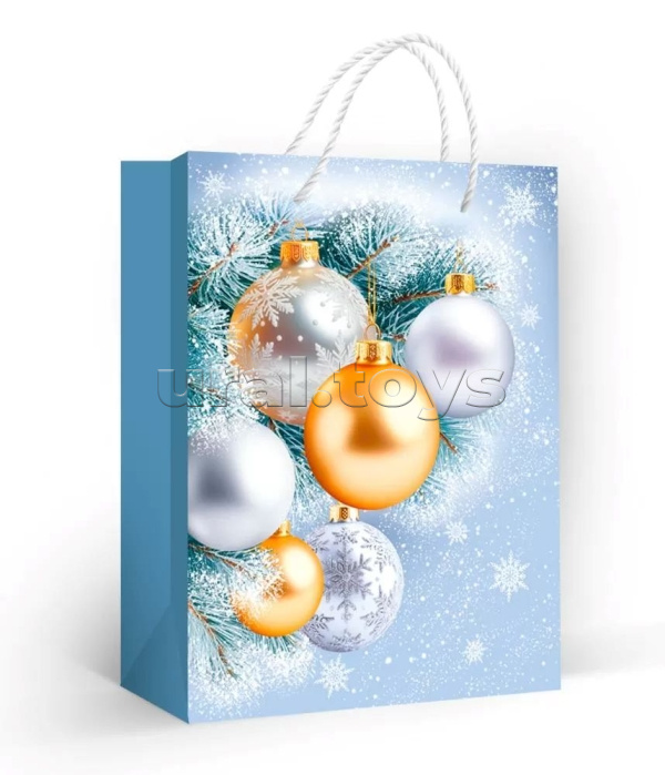 Пакет подарочный "Морозное чудо" (MS)