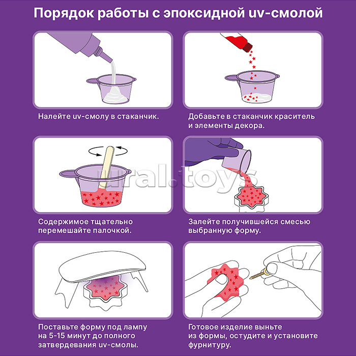 Набор Творческая мастерская "Эпокси-студия" в коробке
