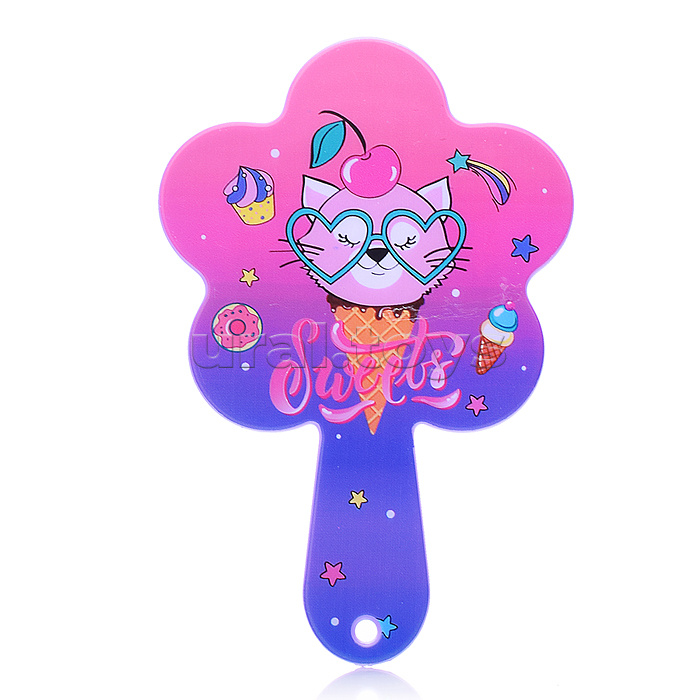 Набор расческа+зеркало "Ice cream" в ассортименте
