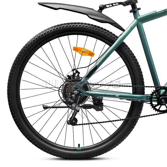 Велосипед 29" Rocket Crater Pro 29, цвет зеленый, размер 17,5"