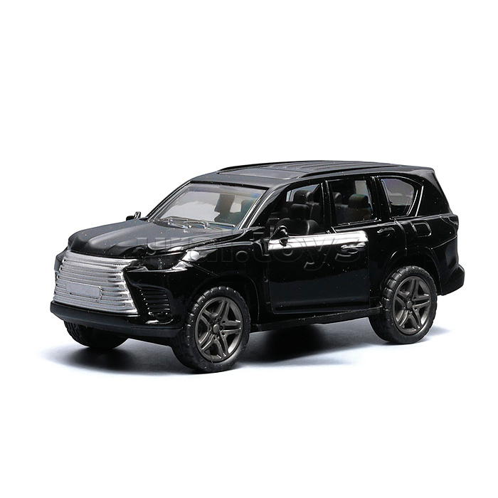 Чёрная инерционная машинка die-cast , 1:32, с люком
