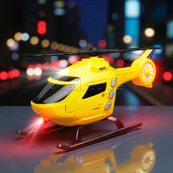 Вертолет "Аэро-Гард" 1:32 (свет, звук) в коробке