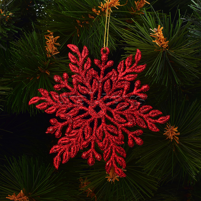 Новогоднее украшение "Снежинки" в пакете