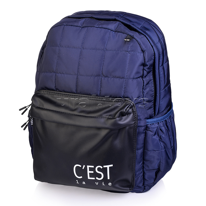Рюкзак "C'est La Vie" подростковый 36x28x12 см (13 л) вес 300 г, высококачественная стеганная плащевка и искусственная кожа до -40C, уплотненная спинка и уплотненные лямки, 1 отделение на молнии, 1 передний карман на молнии, внутри уплотненный карман с ли Рюкзак "C'est La Vie" подростковый 36x28x12 см (13 л) вес 300 г, высококачественная стеганная плащевка и искусственная кожа до -40C, уплотненная спинка и уплотненные лямки, 1 отделение на молнии, 1 передний карман на молнии, внутри уплотненный карман с ли