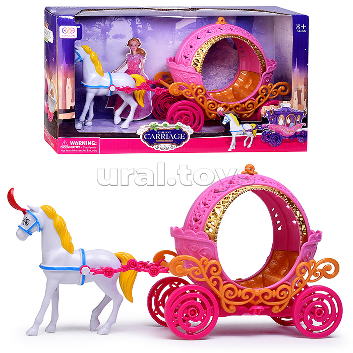 Набор карета "Путешествие в сказку-4" свет, звук, в коробке