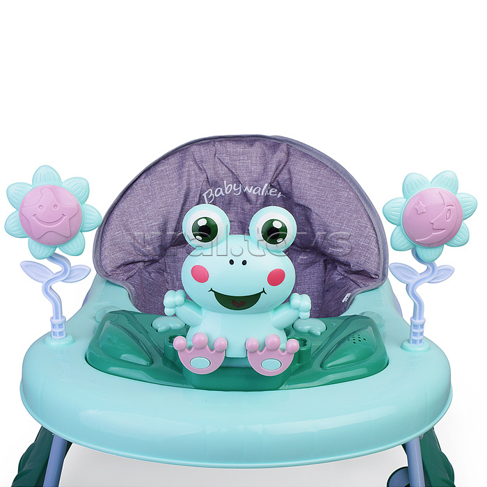 Ходунки "Веселый лягушонок" (цвет мятный)