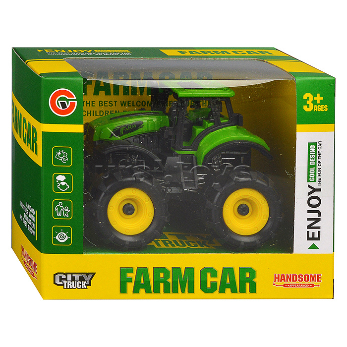 Трактор "Farm car-3" в коробке Трактор "Farm car-3" в коробке