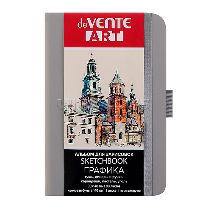 Скетчбук для рисования, скетчинга и записей А6 (90x140 мм) 80 листов "ART" кремовая бумага Скетчбук для рисования, скетчинга и записей А6 (90x140 мм) 80 листов "ART" кремовая бумага