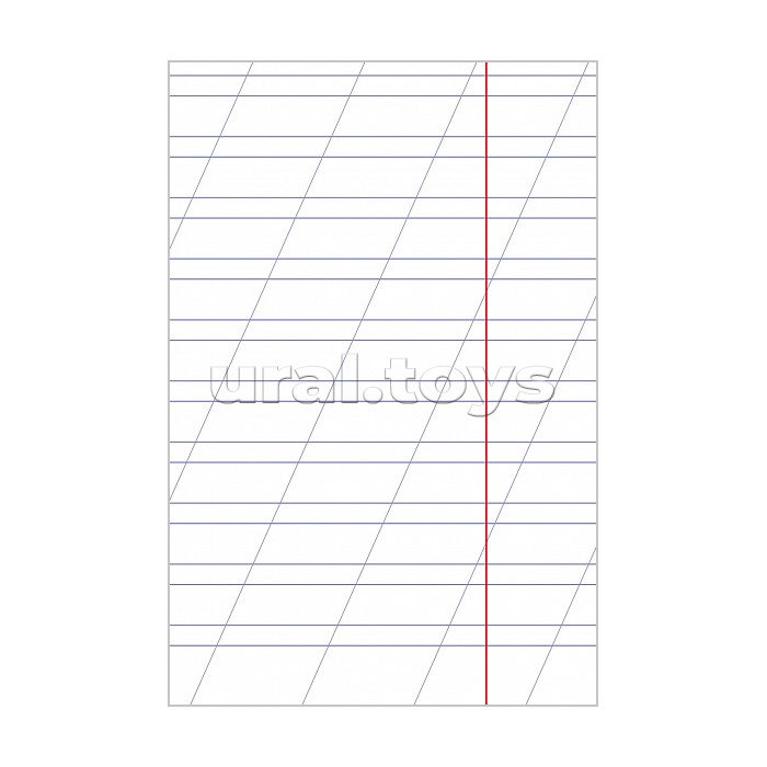 Тетрадь 12л. косая линия "Лохматики"