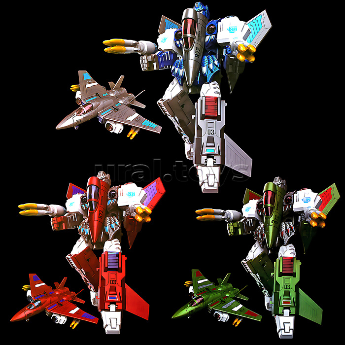 Робот трансформирующийся в истребитель, в коробке