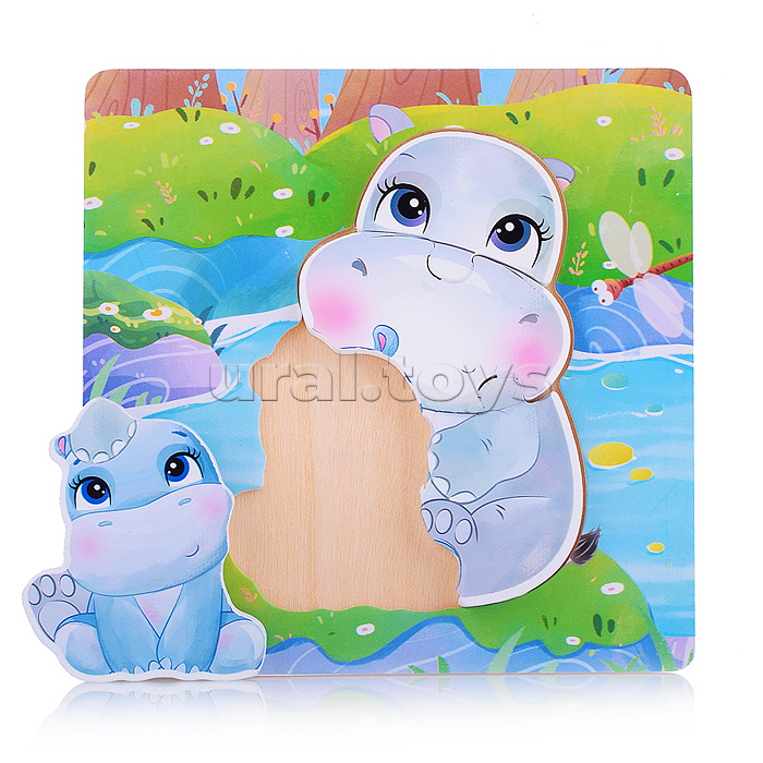 Пазл-вкладыш "Мама и малыш"