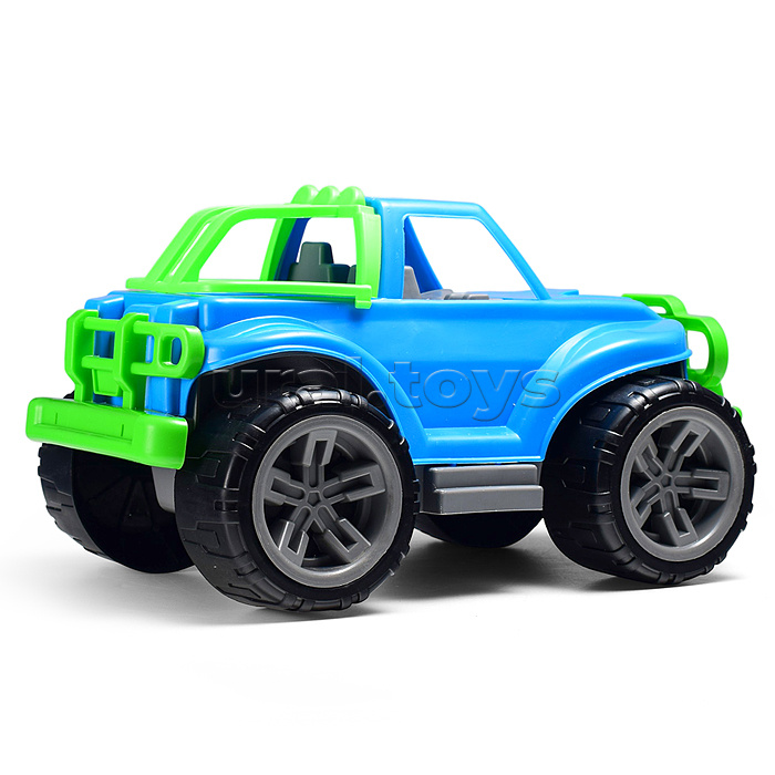 Машина "Джип" сине-зеленый