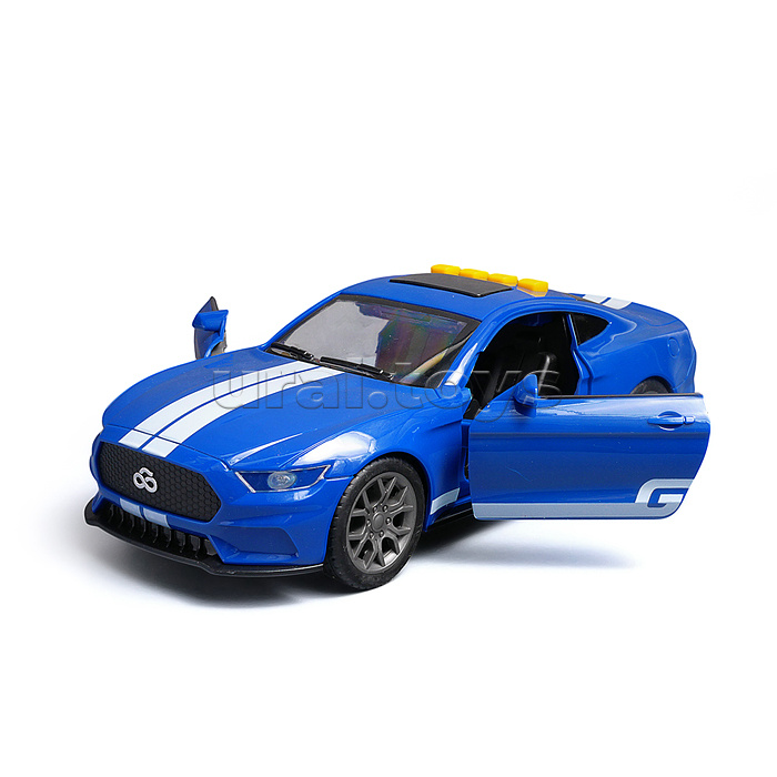 Машина "Быстрый гонщик" 1:18 (свет, звук) в коробке