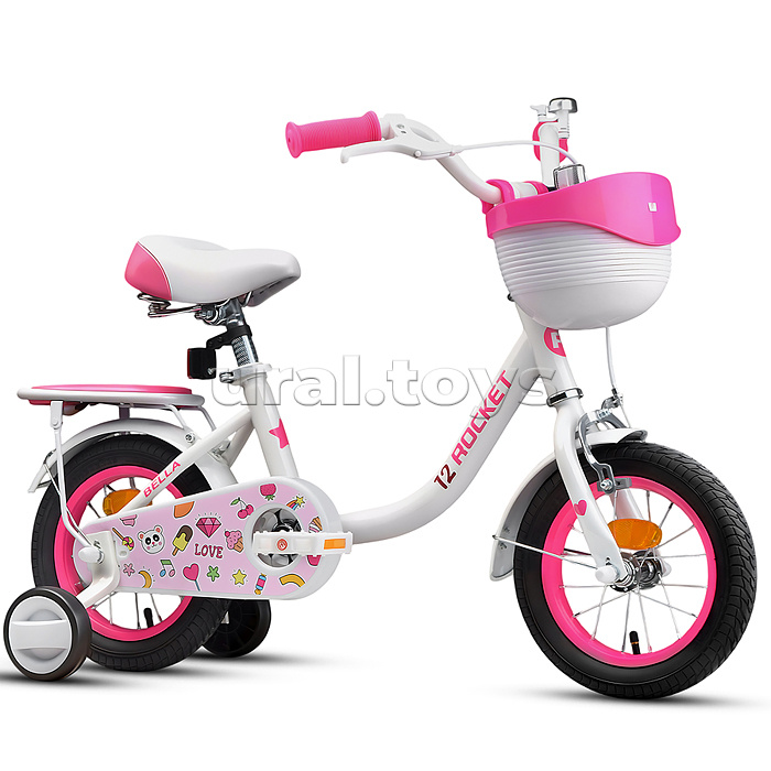 Велосипед 12" Rocket Bella, цвет белый