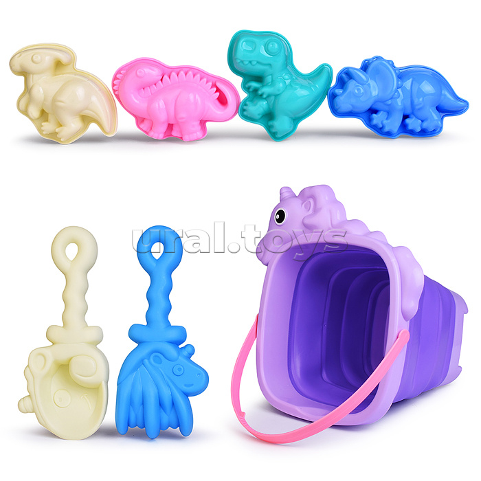 Набор для игры в песке "Динозаврик" (7 предметов)