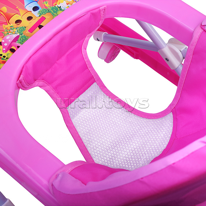 Ходунки "Птички" розовые, в пакете