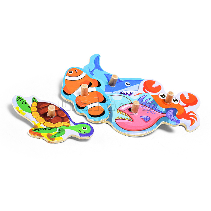 Пазл-вкладыш "Морской мир"