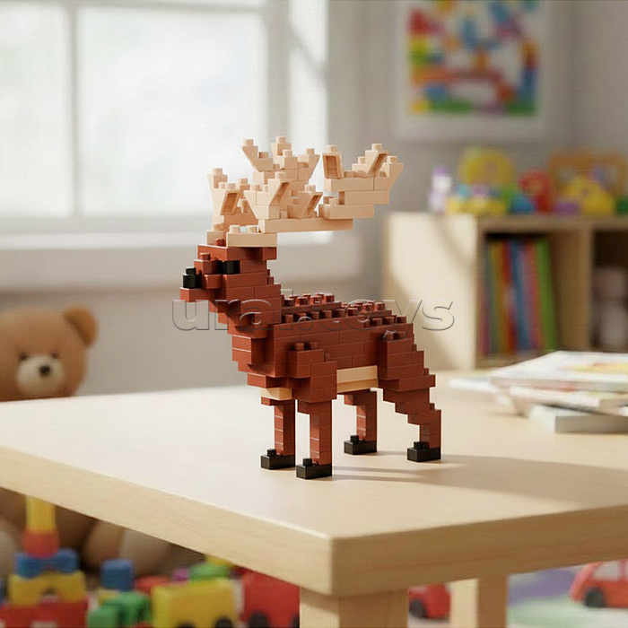 Конструктор "Олень" 3D, в коробке