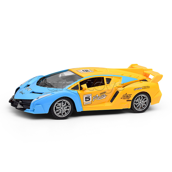 Машина "Яркий заезд" р/у, 27 MHz, в коробке